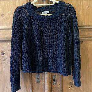 Dark blue thick-knit Aeropostale sweater (S)